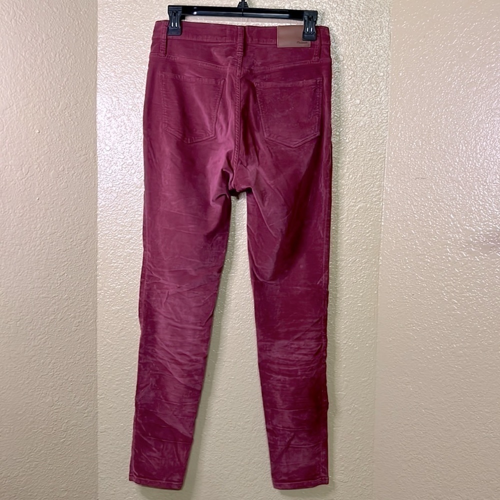 MADEWELL 10"HighRiseSkinnyJeansStretchVelvetEdition size 27 - Picture 6 of 8